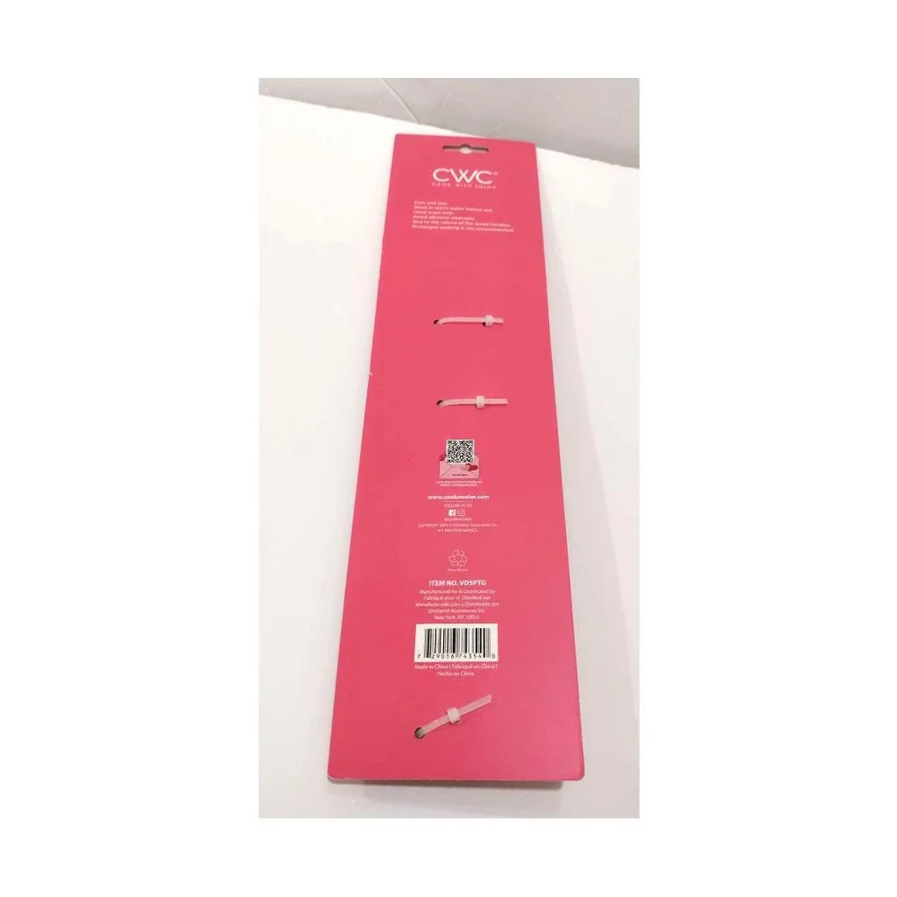 CWC Heart Themed 2 Piece Spatula Set Red And Pink Hearts Cook with Color NEW